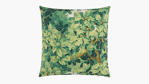 Throw Pillow Cover 20", Verdure Bois De Chene, 20" x 20" - Image 0