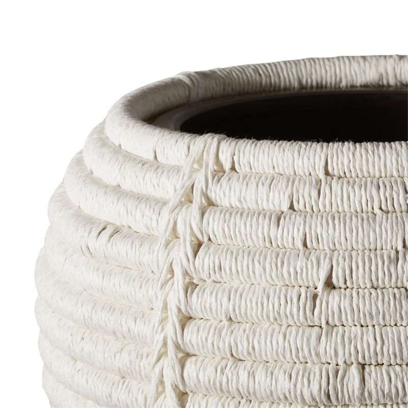 Rimini Ivory Basket Planter - Image 4