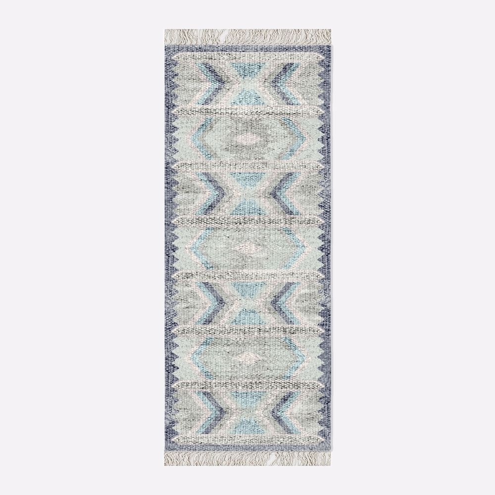 Campo Rug, 2.5x7, Blue Teal - Image 0