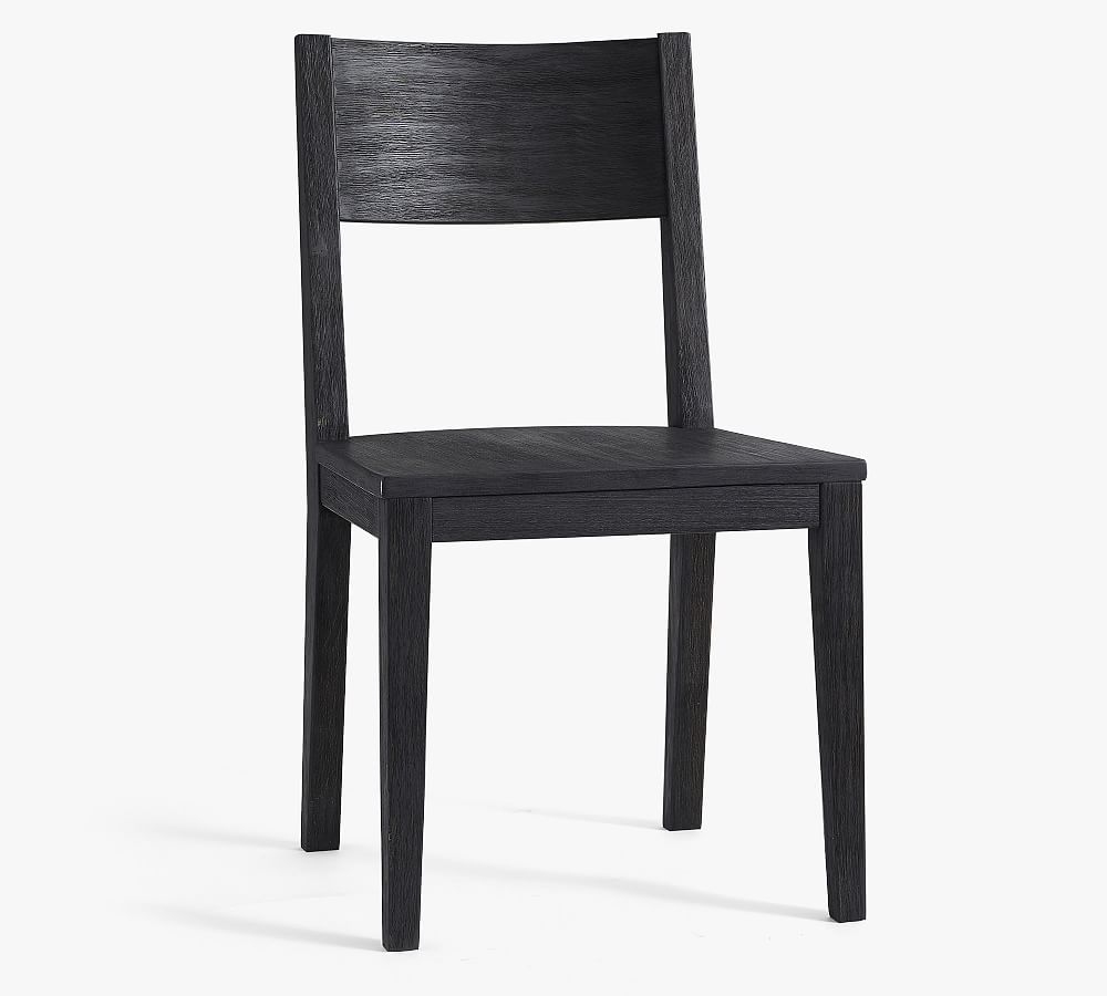 Menlo Wood Dining Chair, Blackened Oak - Image 0