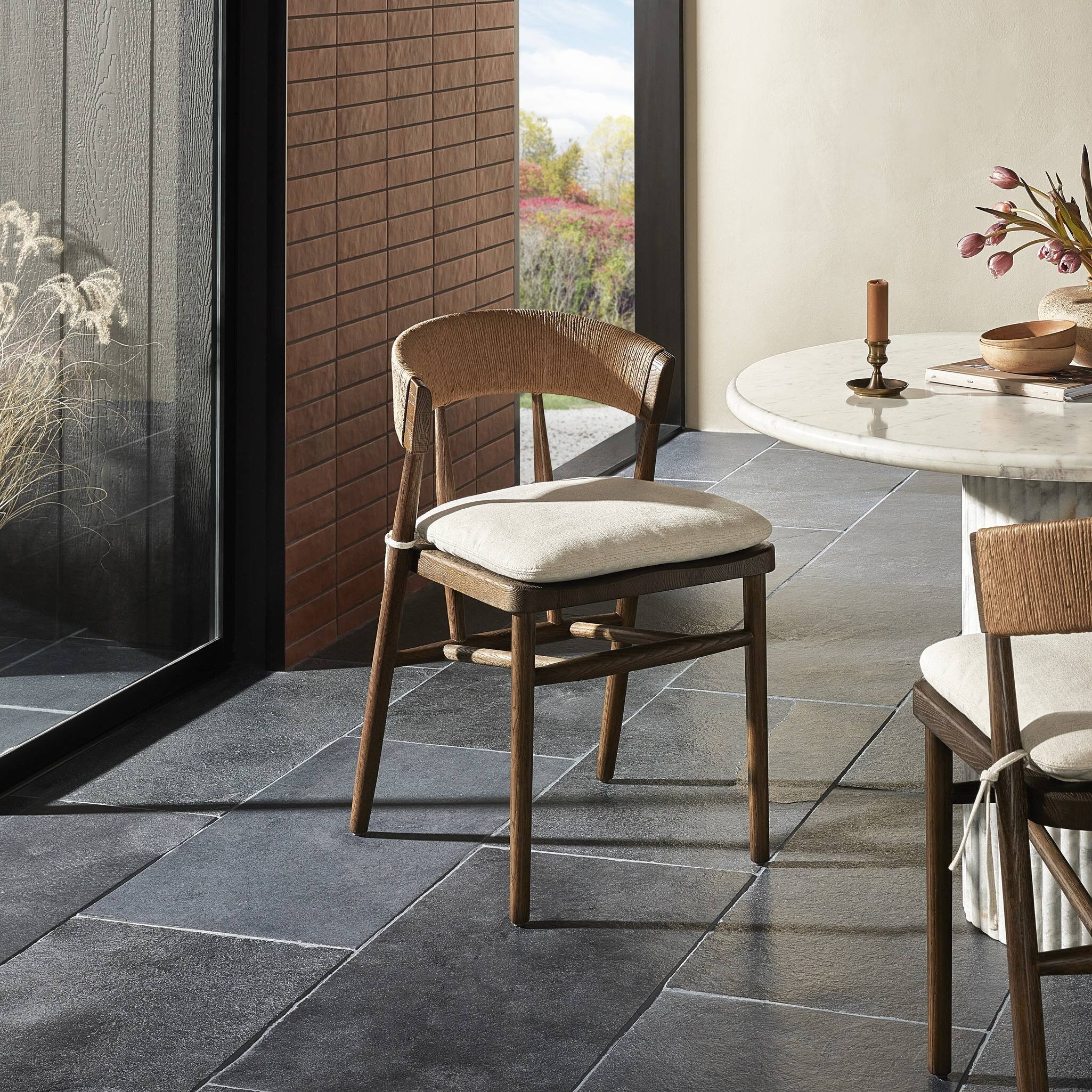 Buxton Dining Chair - Savile Flax - Image 3