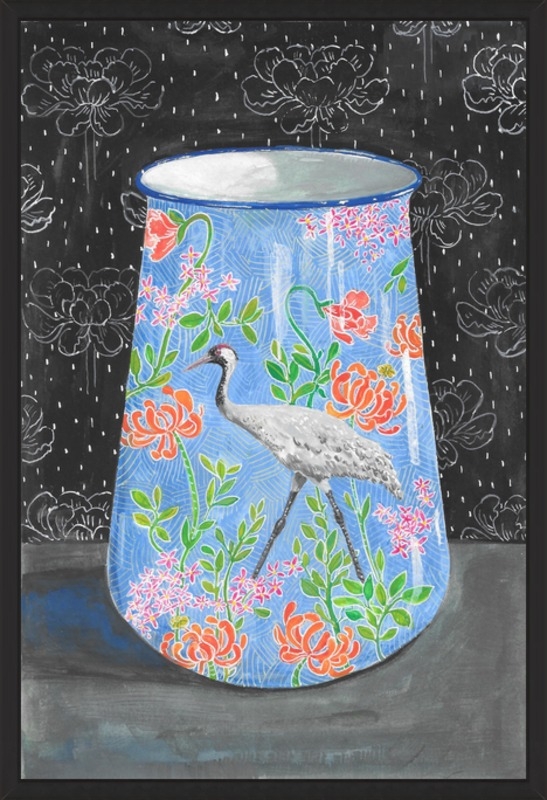 Blue Vase by Miri Eshet for Artfully Walls - Image 0