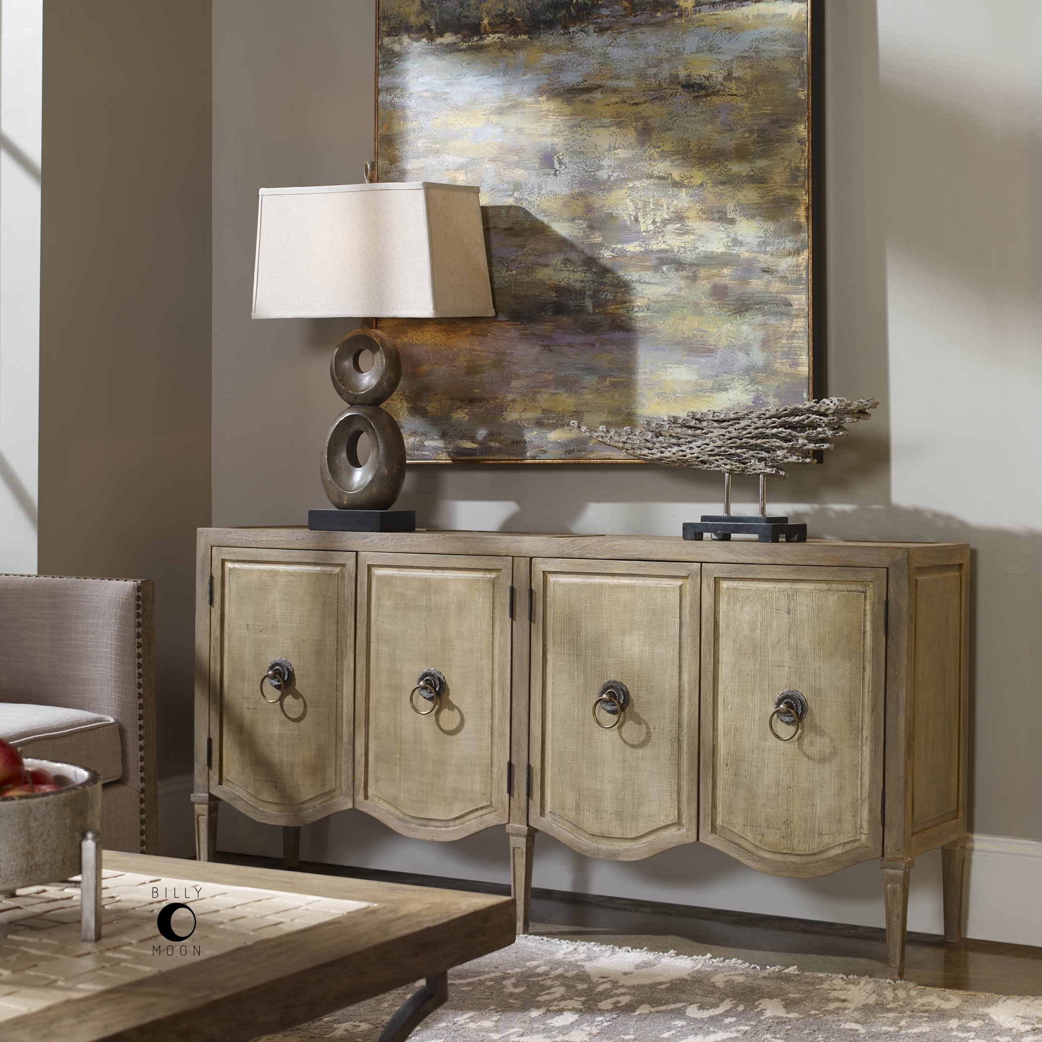 Thina Champagne Console Cabinet - Image 0