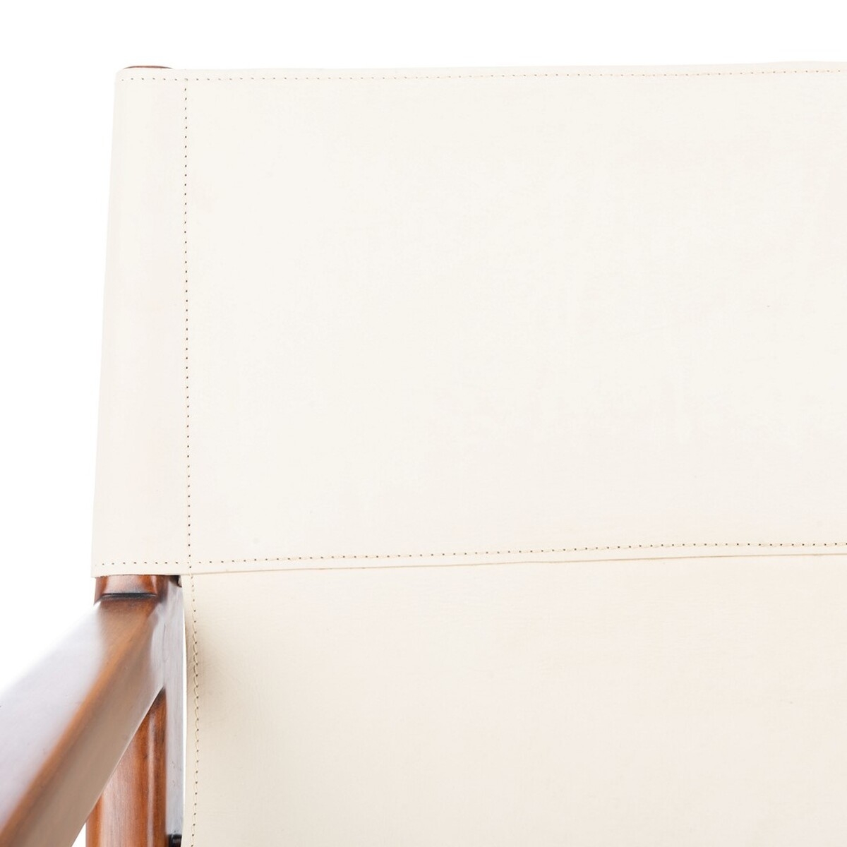 Culkin Leather Sling Chair - White - Safavieh - Image 7