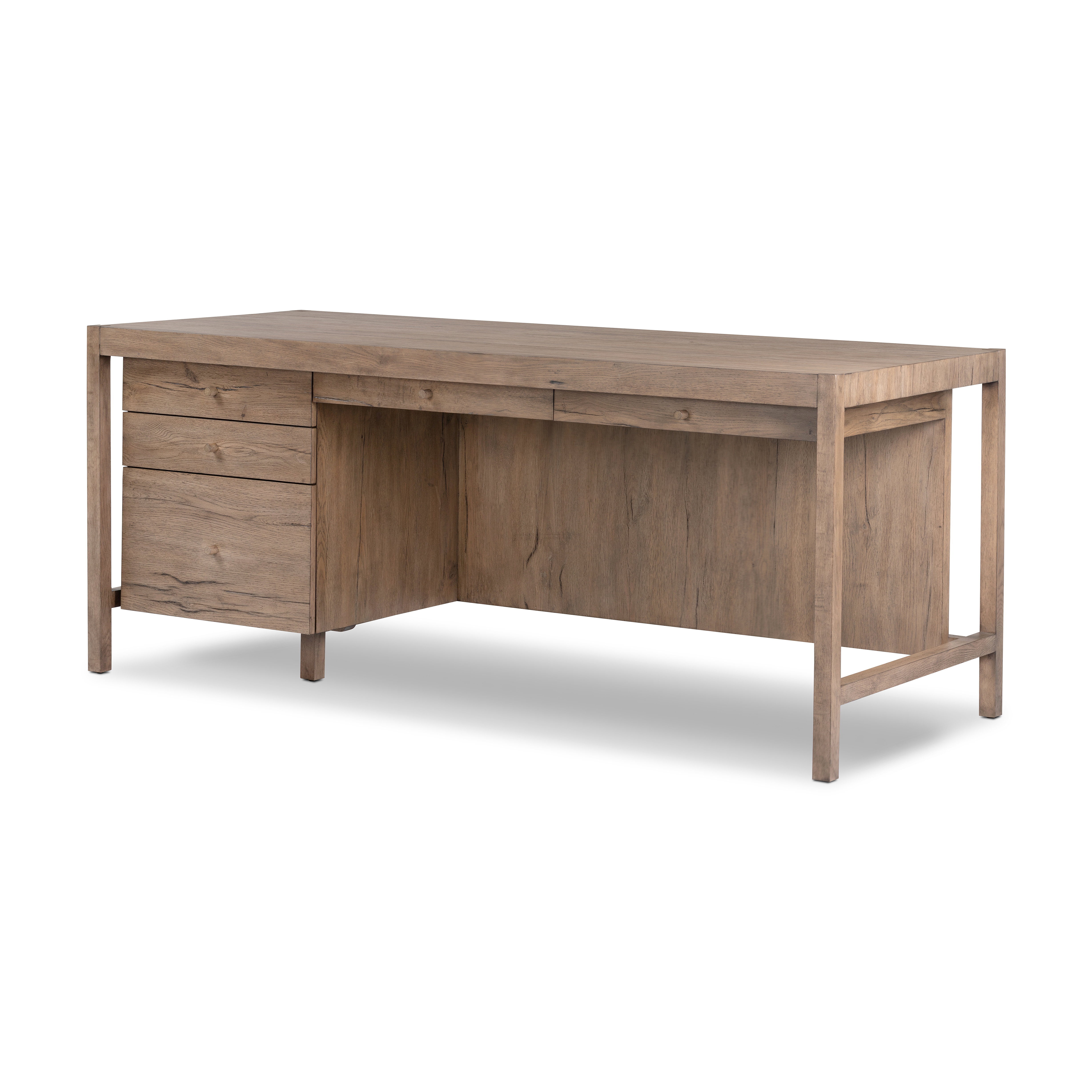 Suspension Desk-Grey Oak - Image 1