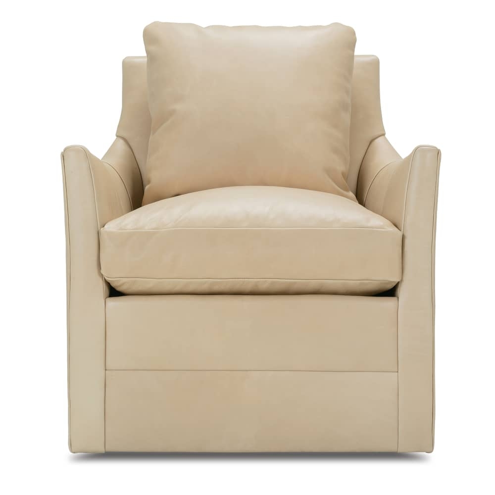 Ingrid Leather Swivel Glider - Image 0