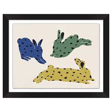 Funny Bunnies 2 Drawing, Multi, Extra Small - Image 2