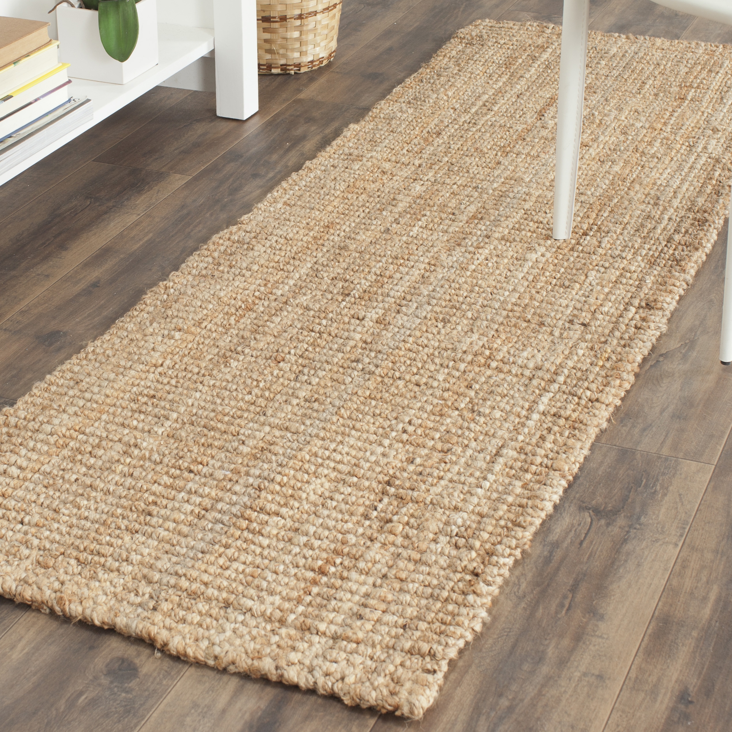 Arlo Home Hand Woven Area Rug, NF730C, Natural,  2' 3" X 11' - Image 1