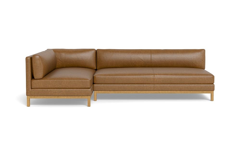 Jasper Leather Left Chaise Sectional - Image 0