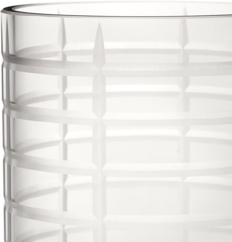 Eyvette Carved Glass Vase - Image 3