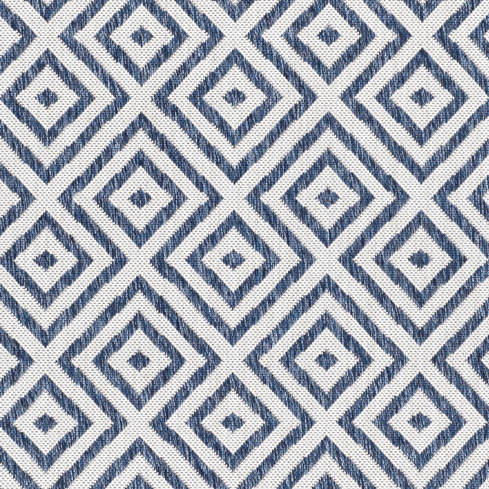 Eagean Blue Outdoor 2' x 2'11" Machine Woven Rug - Image 5