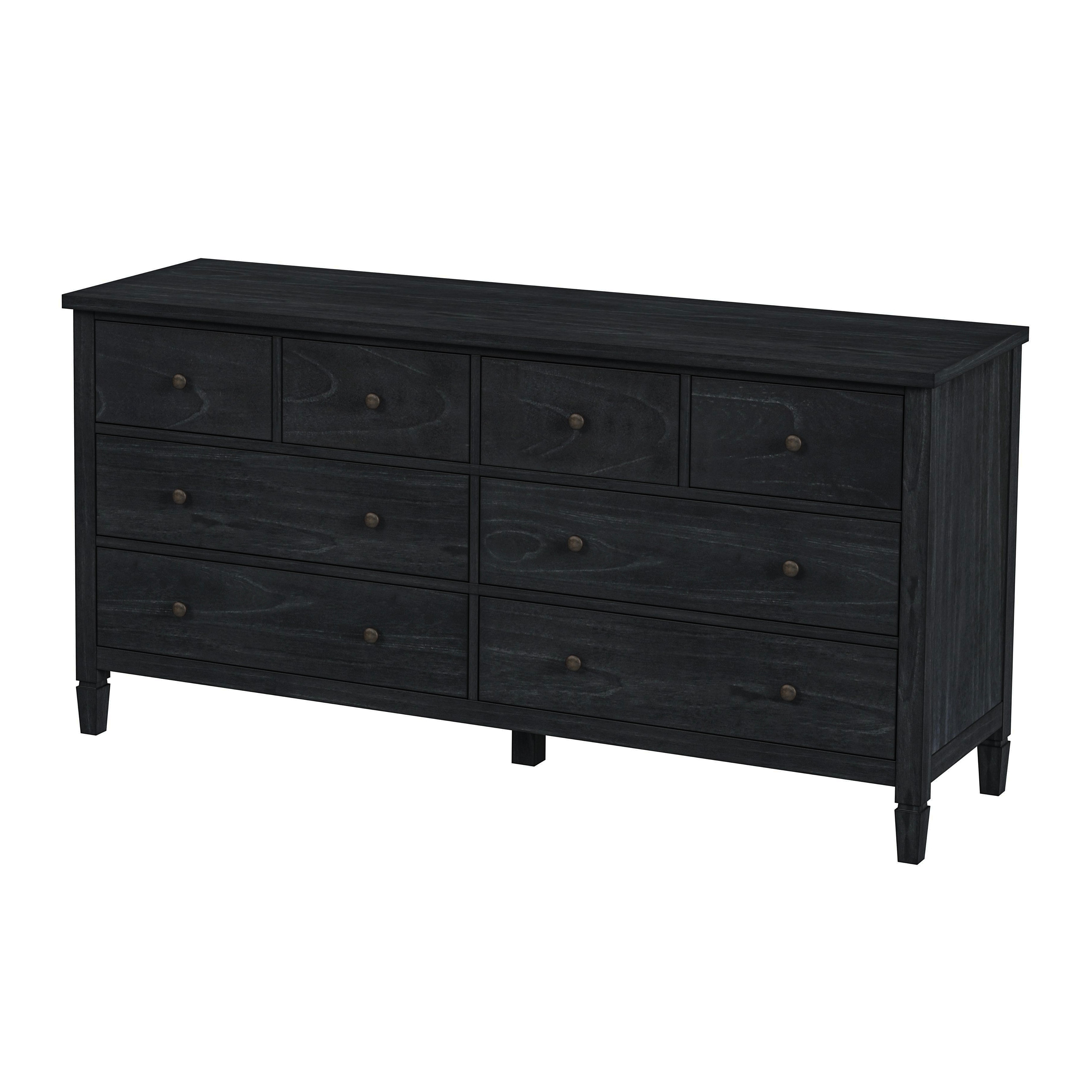 Flagstaff Black Cane Dresser - Image 0