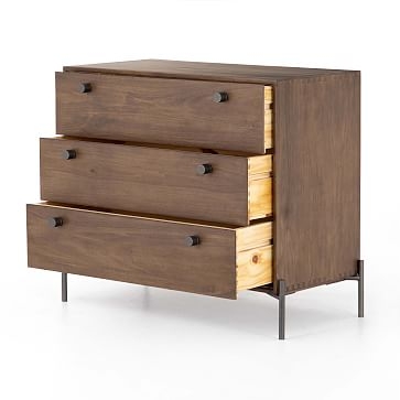 Iron & Wood 3-Drawer Dresser - Image 2