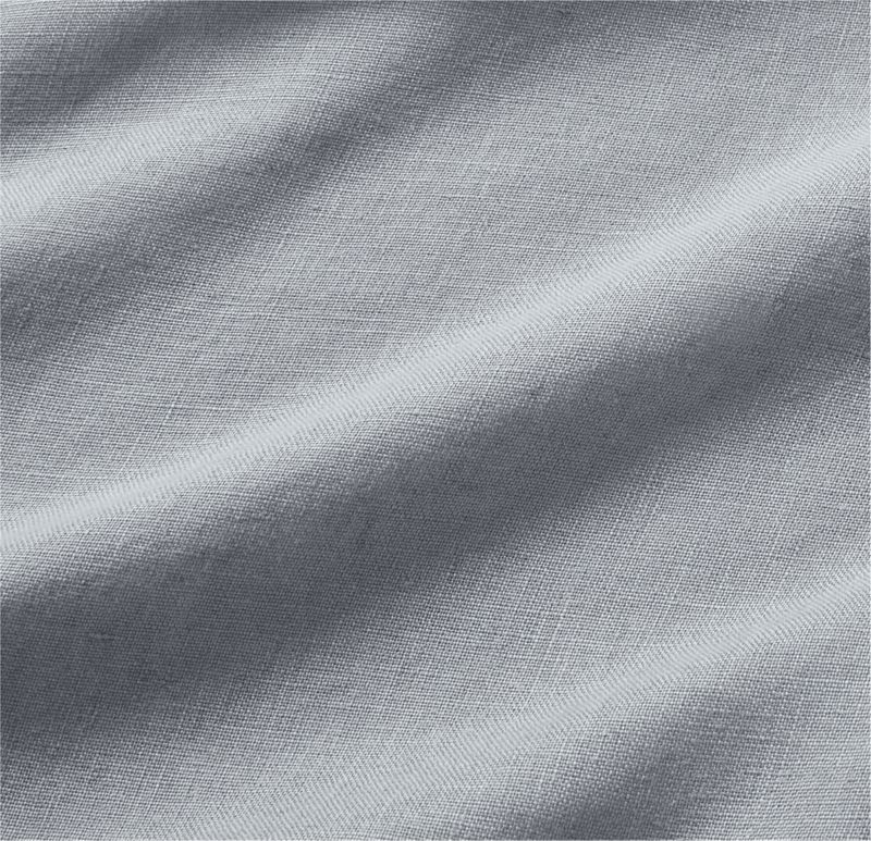 New Natural Hemp Smoke Blue Standard Pillowcases, Set of 2 - Image 3