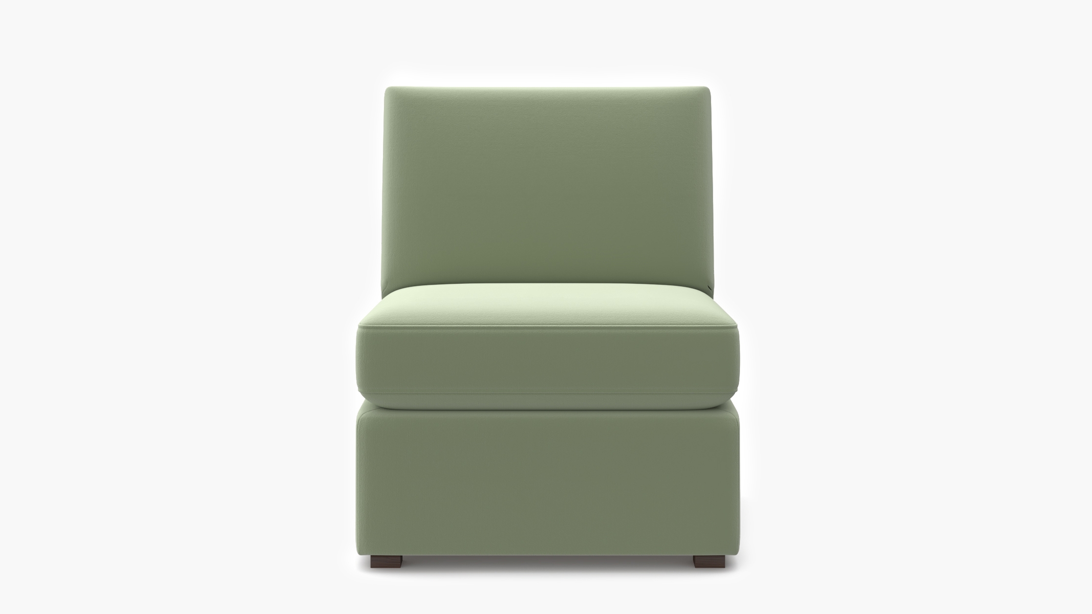Grande Slipper Chair, Celadon Performance Plush Velvet - Image 0