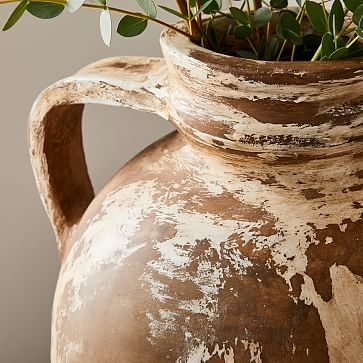 Farmhouse Antique Ivory Vase - Image 2