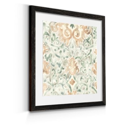 Terracotta Garden Tile V - Premium Framed Print - Ready to Hang - Picture Frame Print On Paper - Image 0