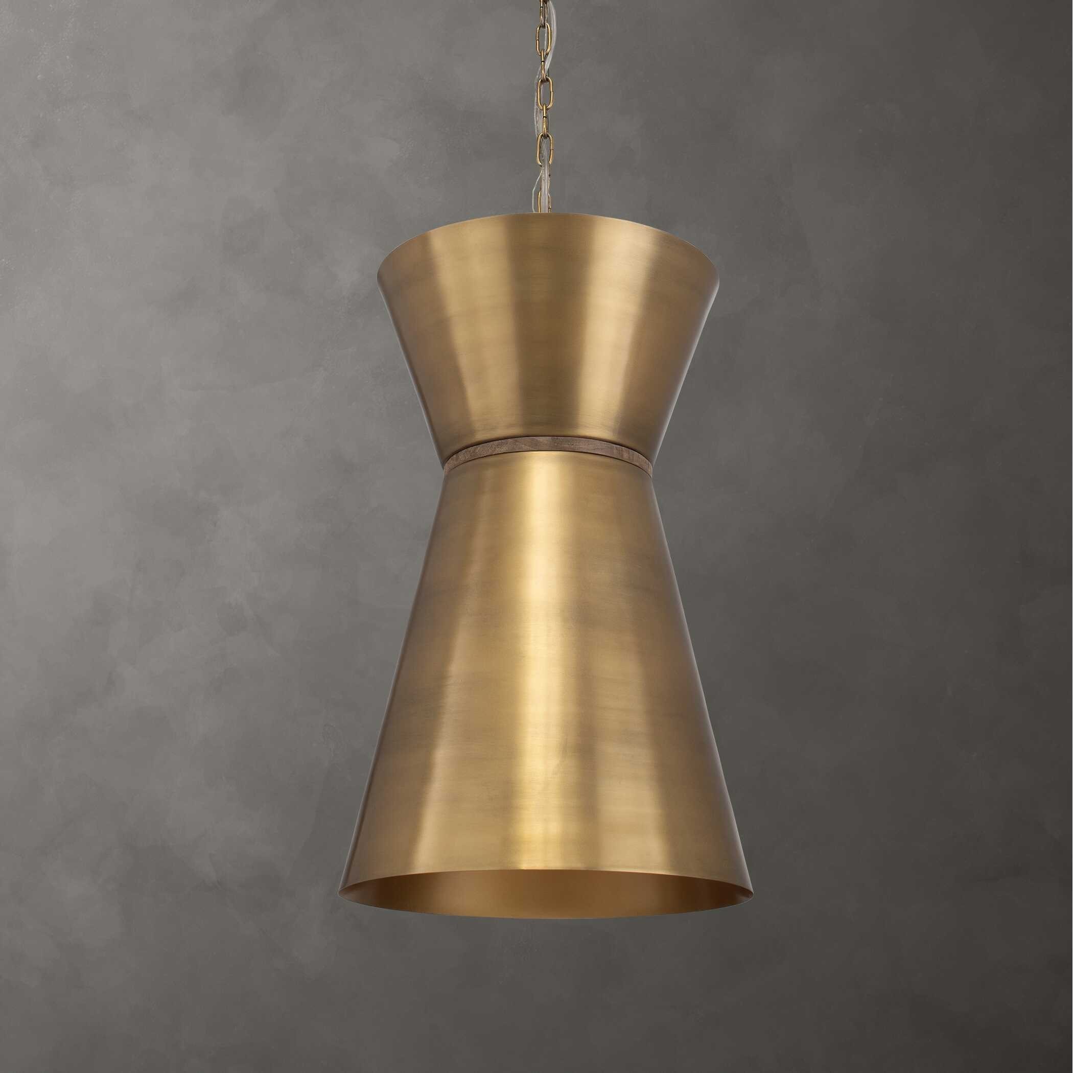Crocker Brass 1 Light Mini Pendant - Image 1