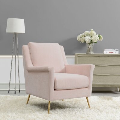 Blossom Accent Chair In Blush Pink - Image 0