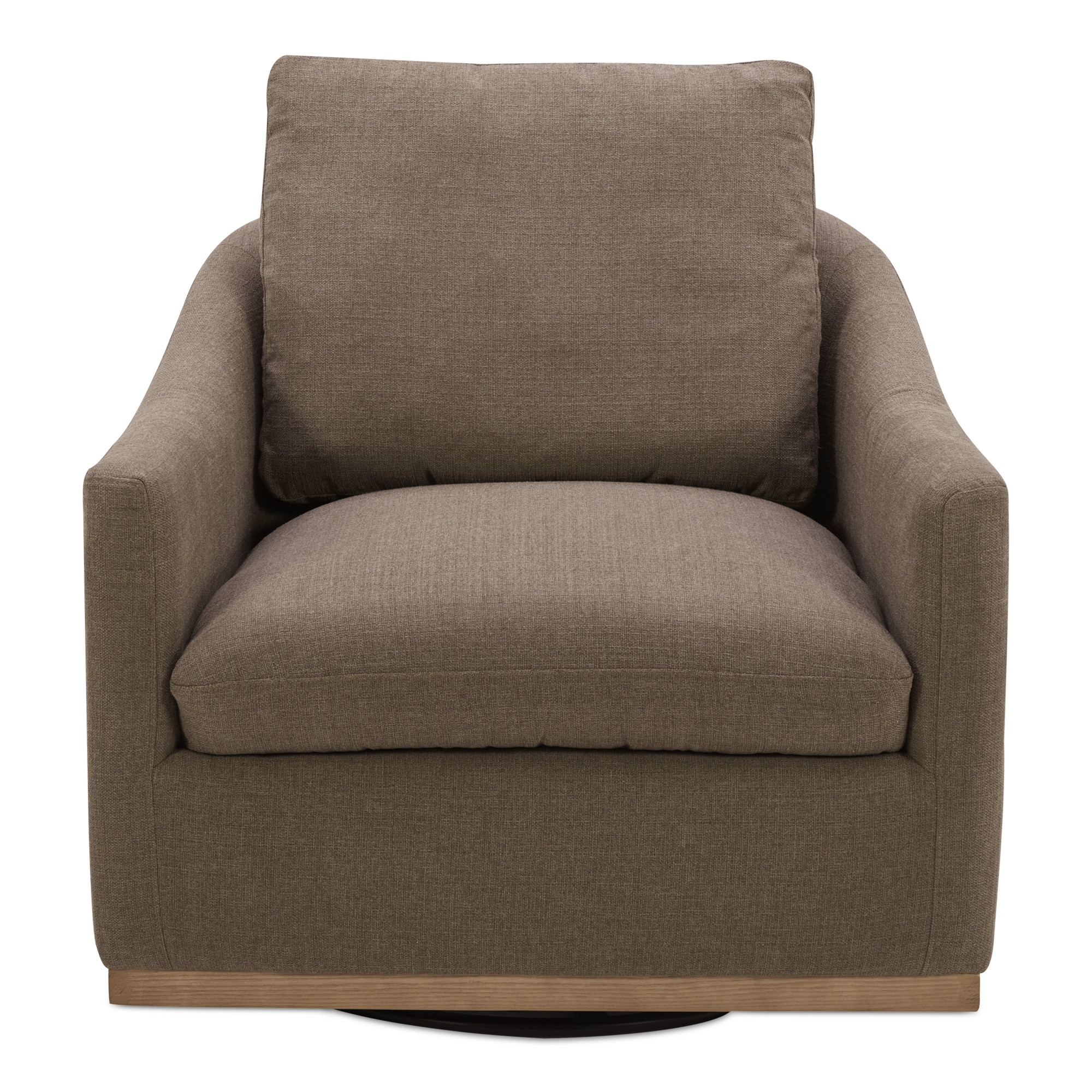 Linden Swivel Chair Soft Taupe - Image 0