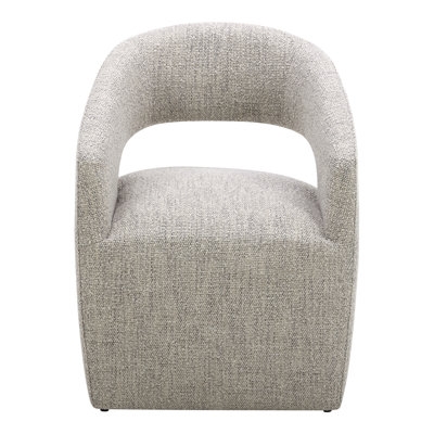 Camino Performance Fabric Rolling Arm Chair