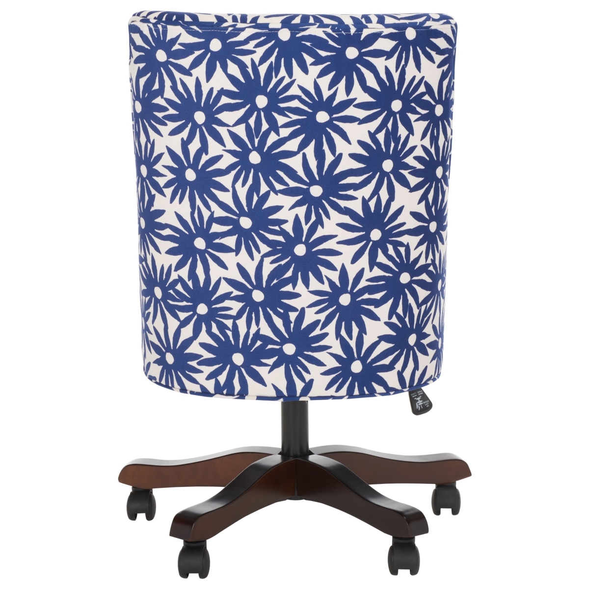 Scarlet Desk Chair - Navy / Flower - Safavieh - Image 7