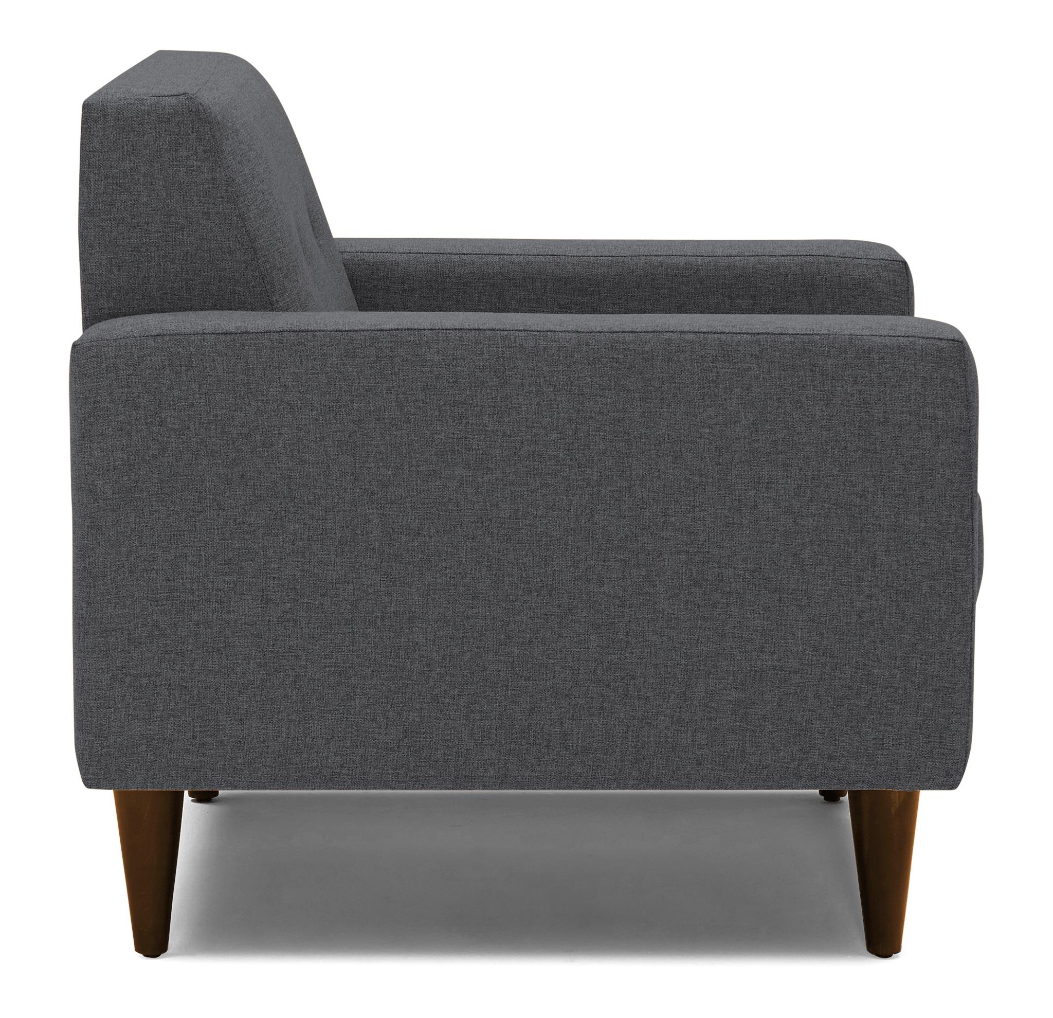 Gray Korver Mid Century Modern Apartment Chair - Essence Ash - Mocha - Image 2