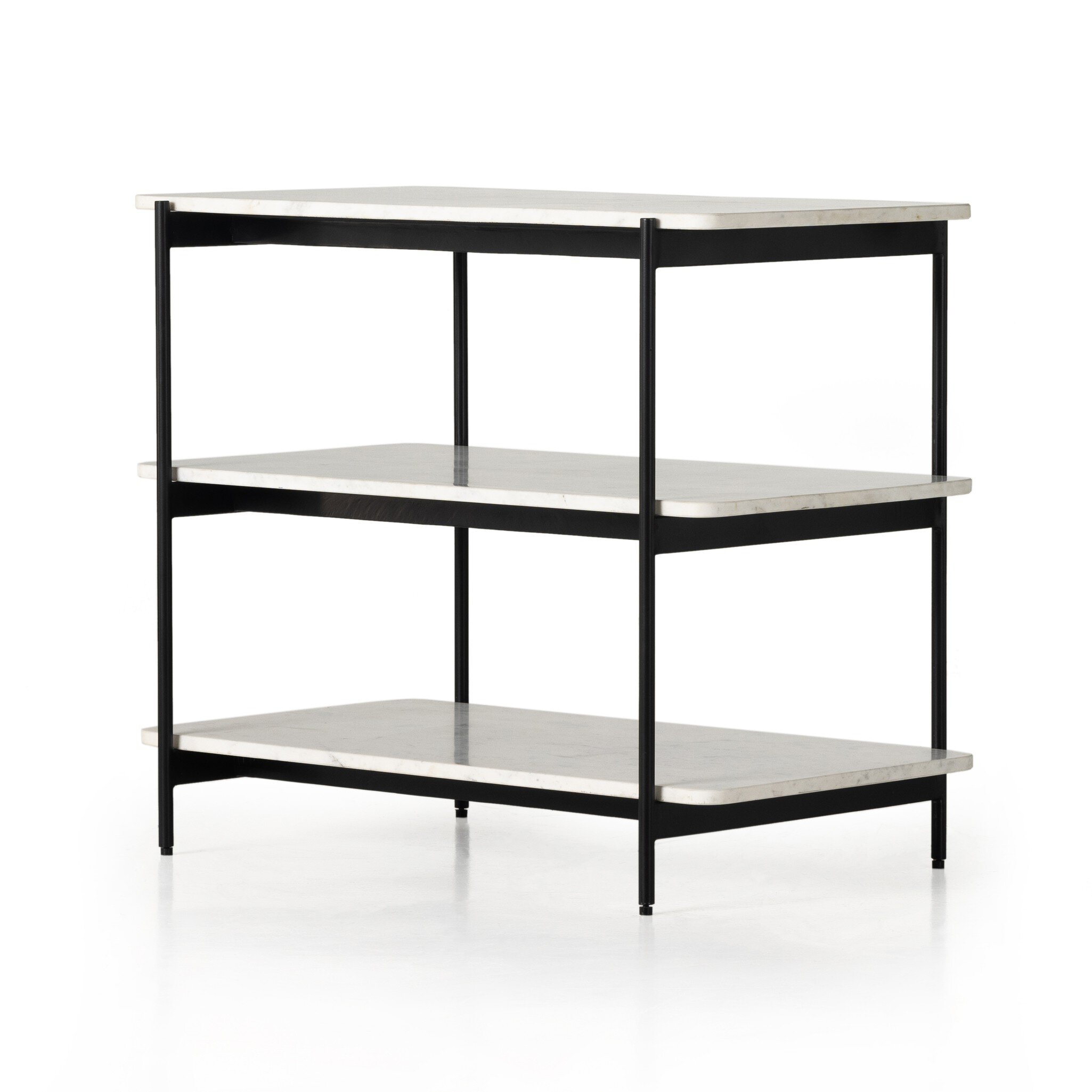 Jasper Nightstand - Iron Matte Black - Image 1