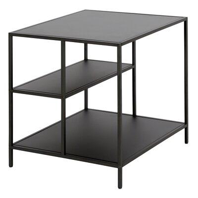 Level Steel End Table with Storage - Image 0