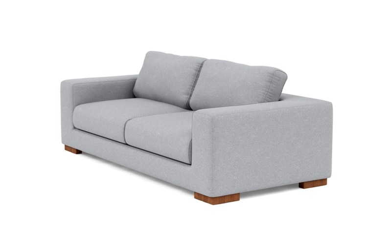 Henry Sofa with Grey Gris Fabric and Oiled Walnut legs - Image 4