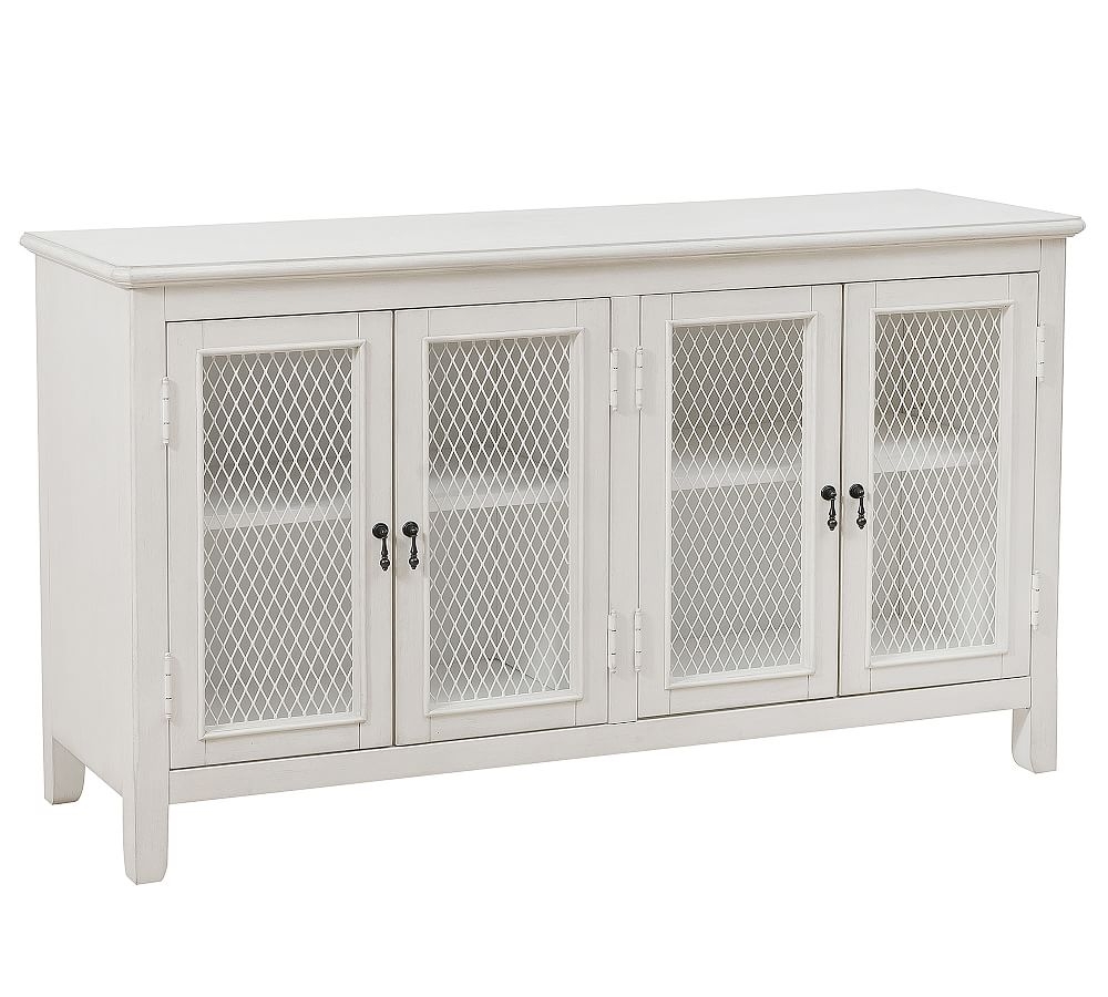 Allyn 54" Media Console, White - Image 0