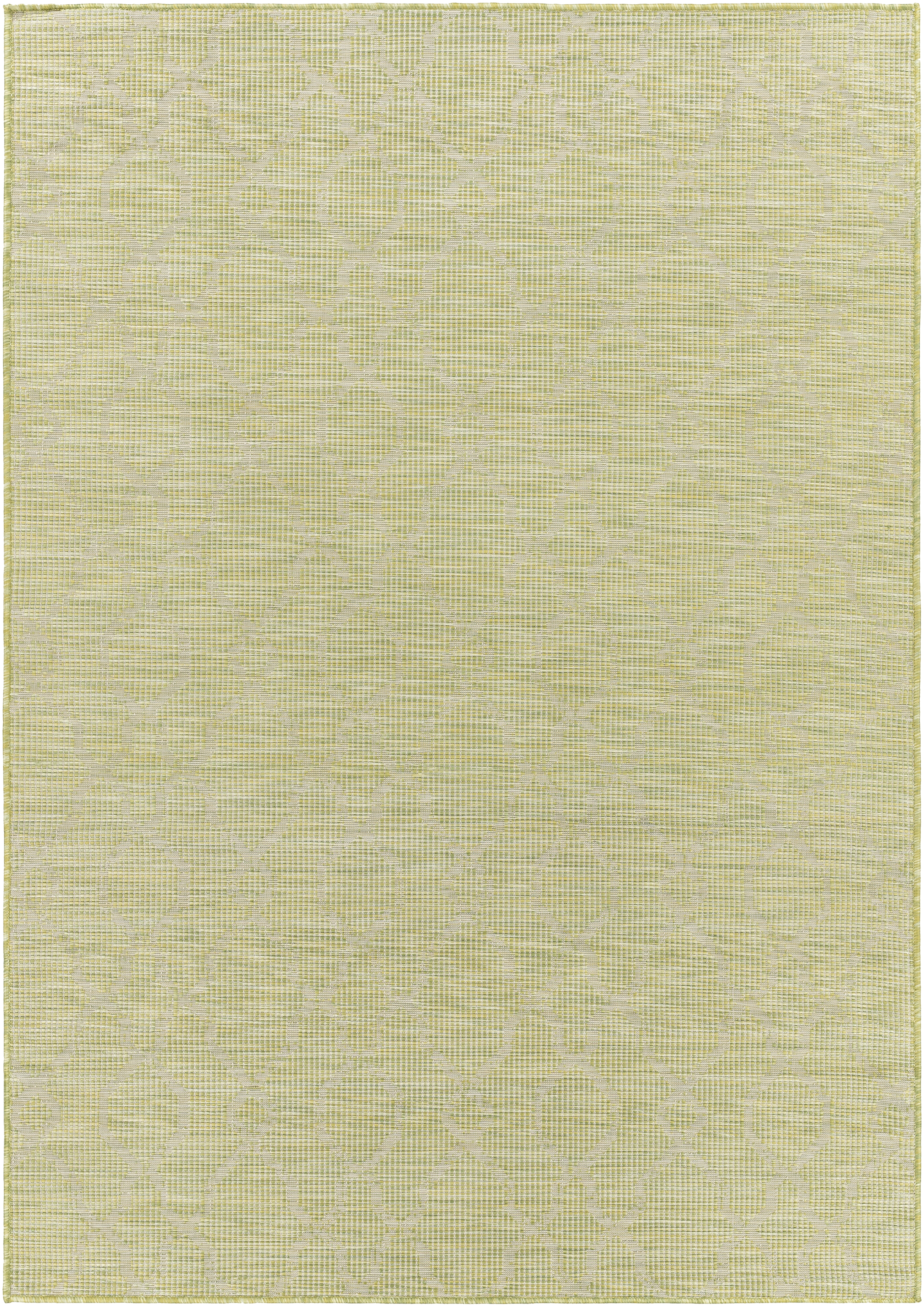 Pasadena Beige Outdoor 2'6" x 4' Machine Woven Rug - Image 0
