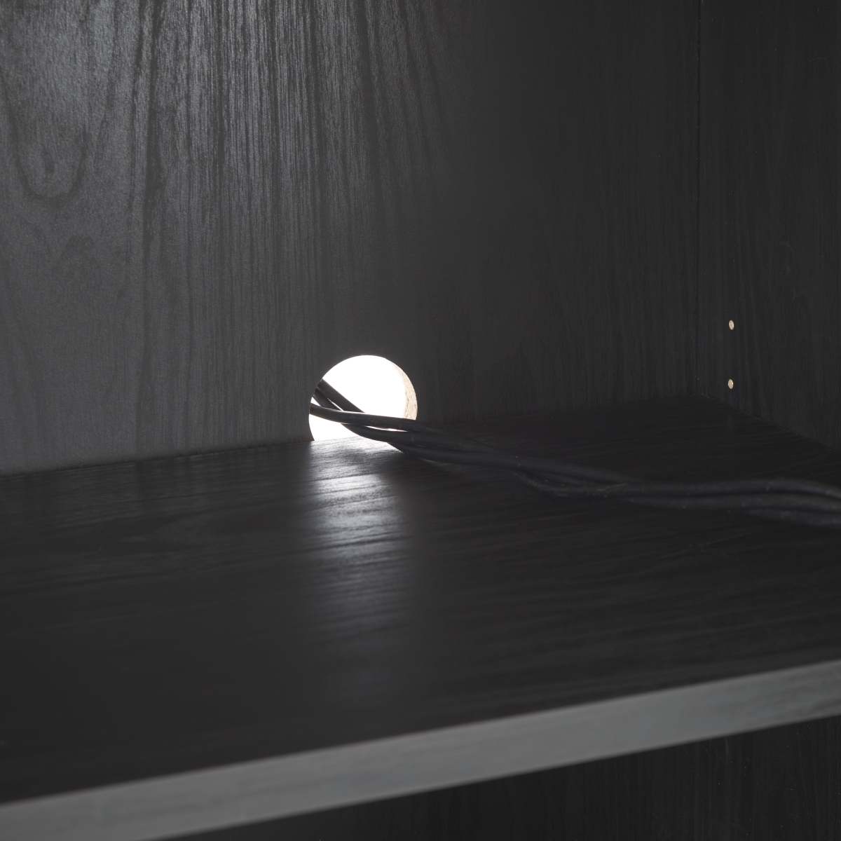 Atlantes 4 Door 4 Shelf Media Stand - Black - Image 5