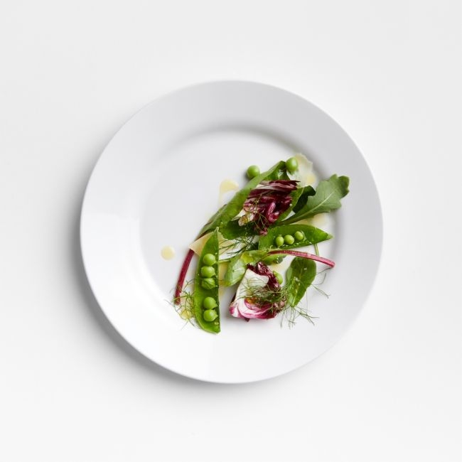 Aspen Rimmed Melamine Salad Plate - Image 0