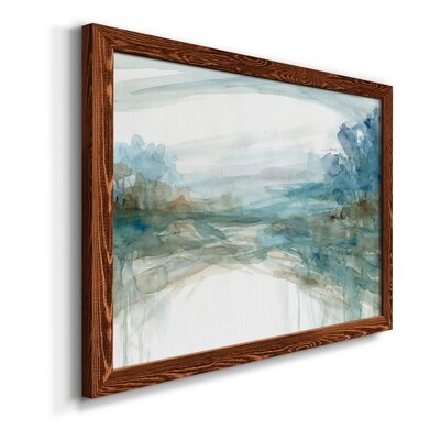  Watery Treeline-Premium Framed Canvas - Ready To Hang - Image 0