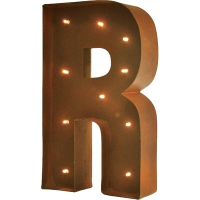 Altum Rustic Vintage Letter LED Marquee Sign - Image 0
