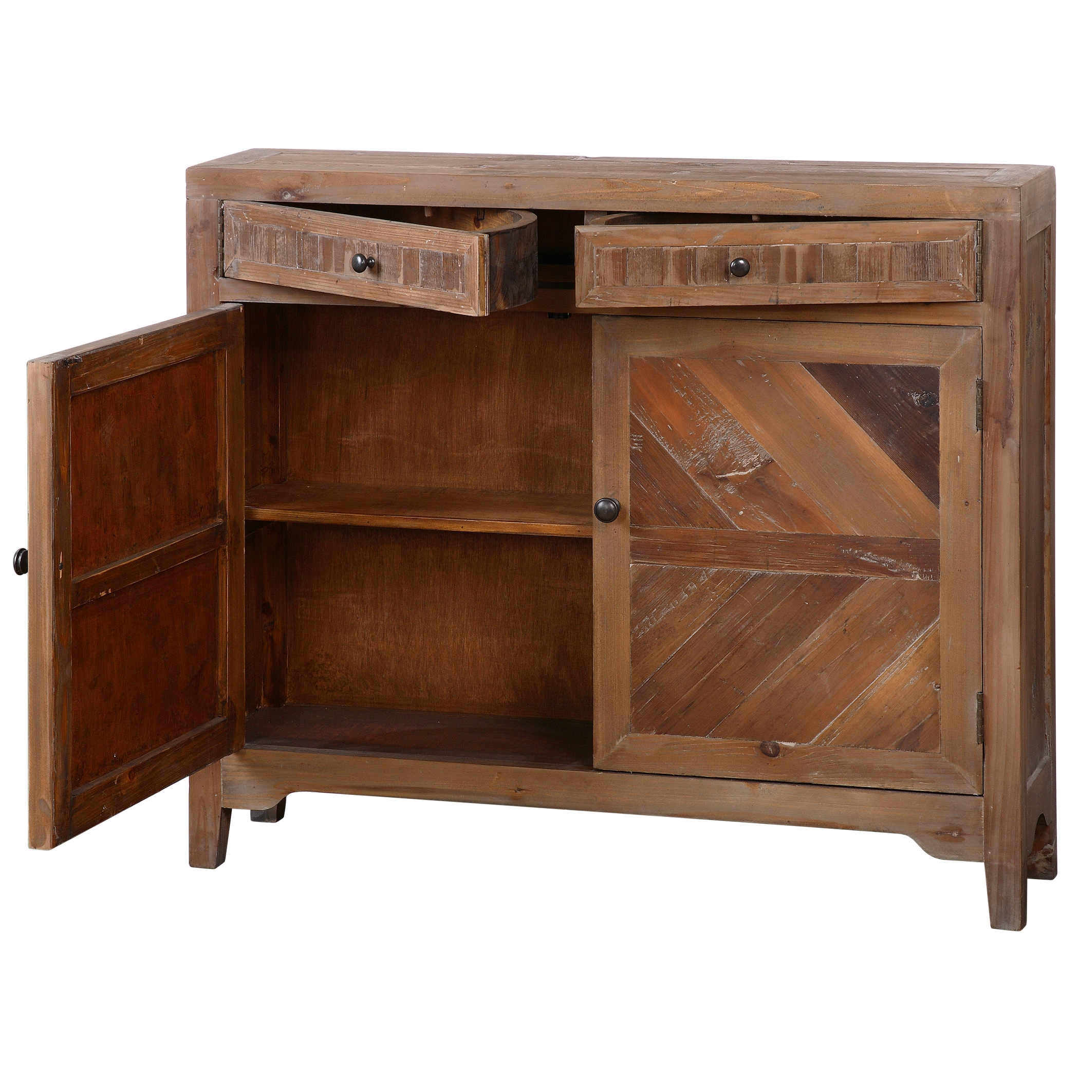 Hesperos Reclaimed Wood Console Cabinet - Image 2