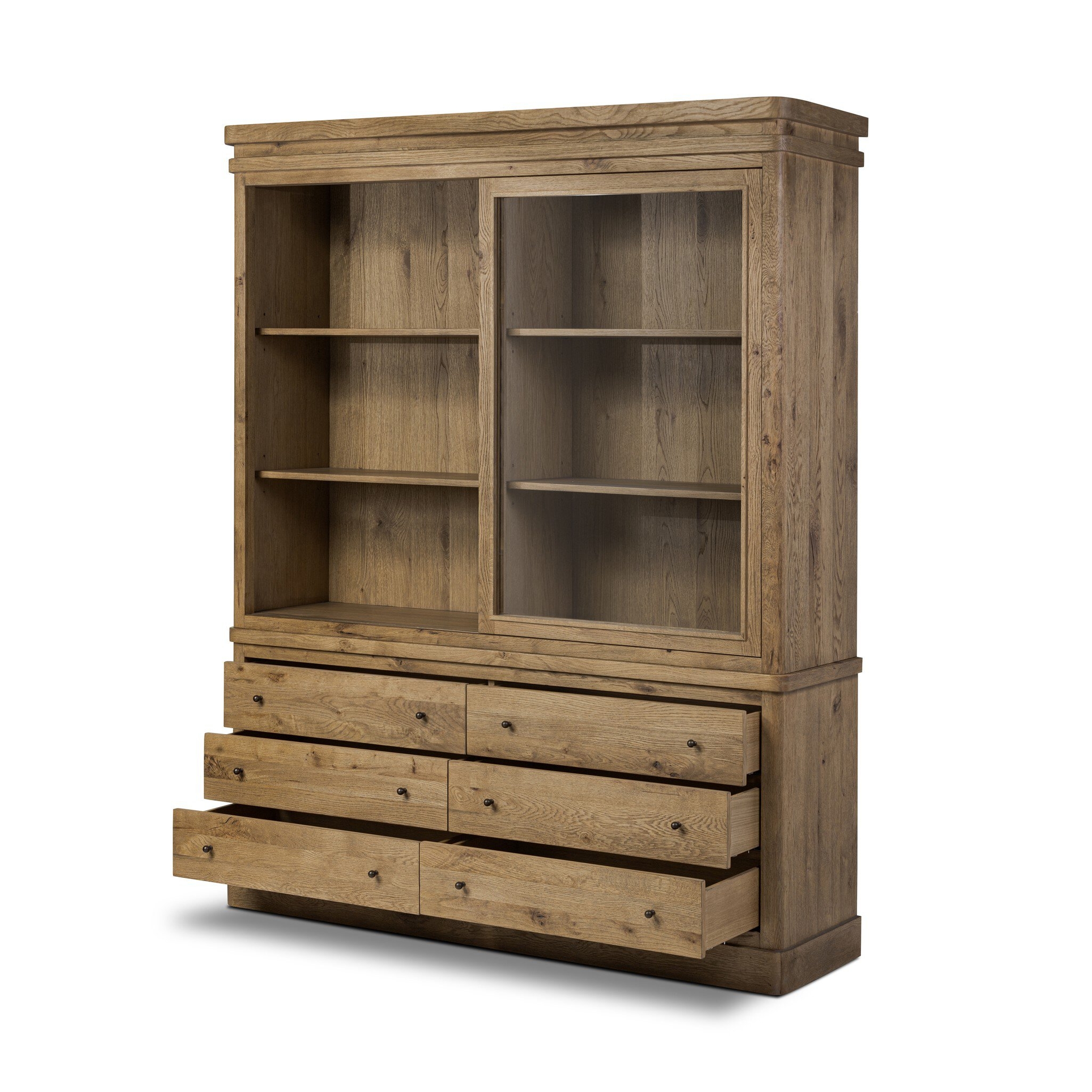 Grand Cabinet - Honey  Brown Oak Veneer - Image 15