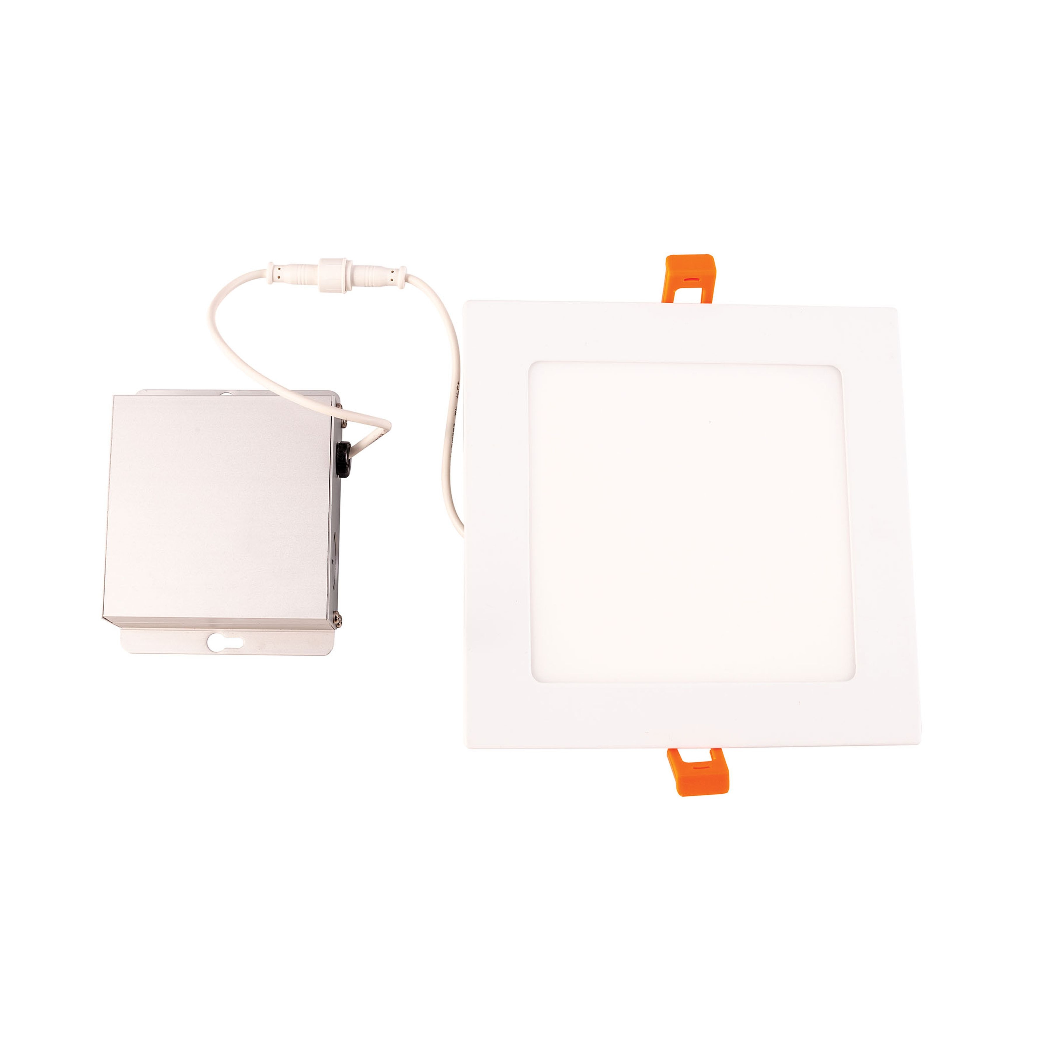 Mercury 6-inch Square Recessed Light in White - Integrated LED - Image 2