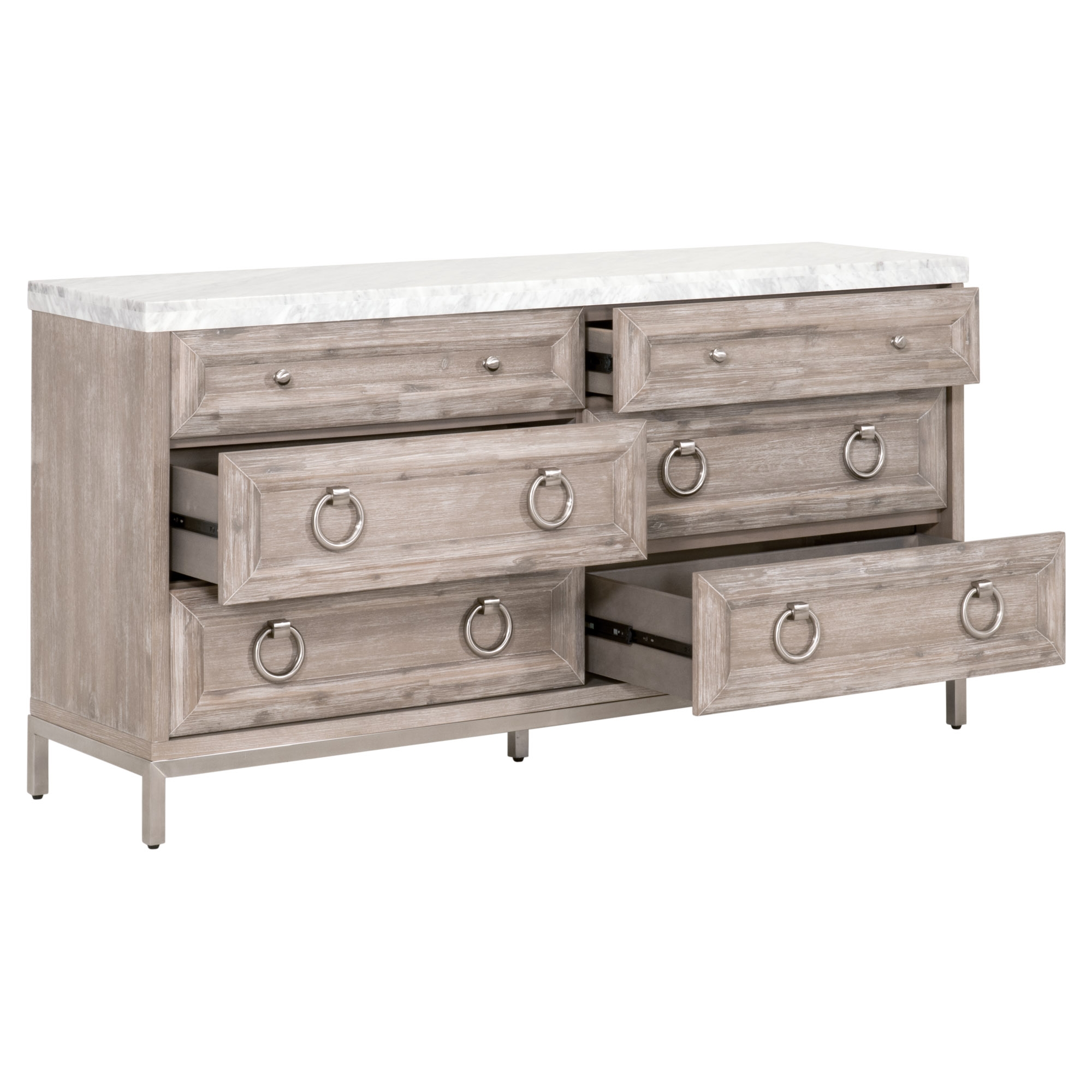 Azure Carrera 6-Drawer Double Dresser - Image 3