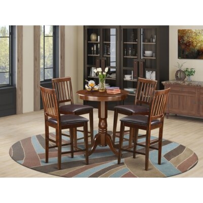 Southside Counter Height Rubberwood Solid Wood Dining Set - Image 0