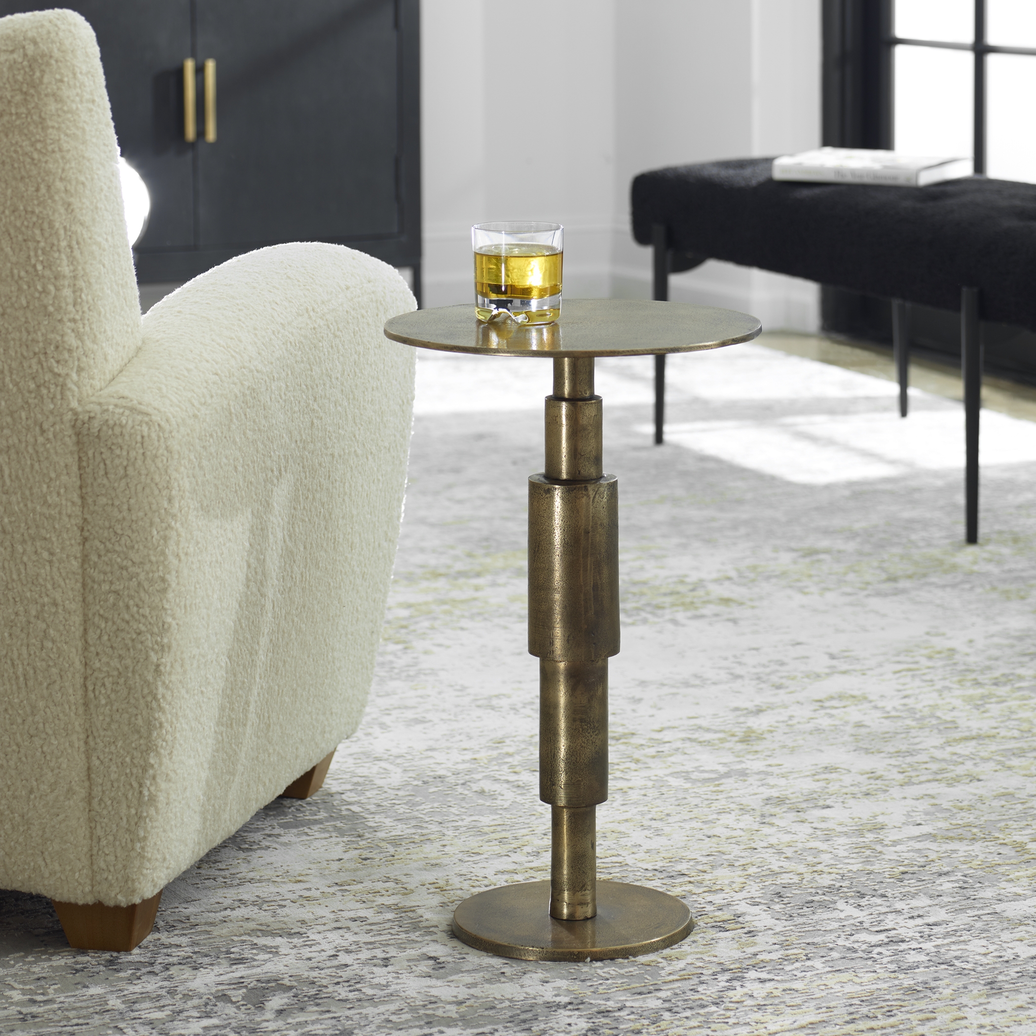Descend Gold Accent Table - Image 1