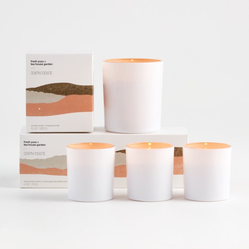 Fresh Yuzu and Teahouse Garden Scented Candle - Image 1