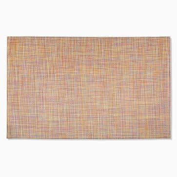 Chilewich Mini Basketweave Woven Floor Mat, 6'x8.8', Gravel - Image 2