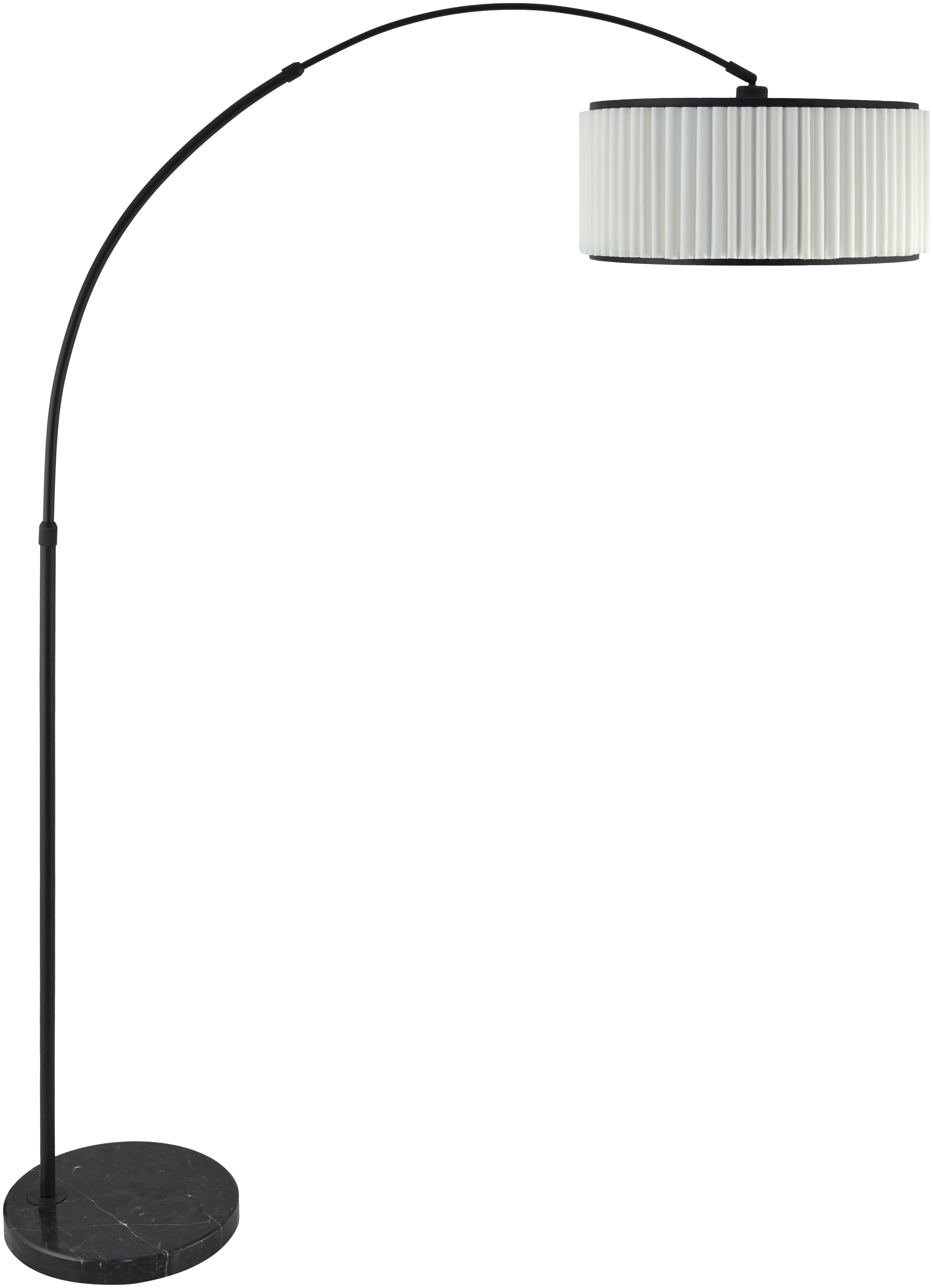 Palato  Black Sand 72"H x 19"W x 71"D Accent Floor Lamp - Image 0
