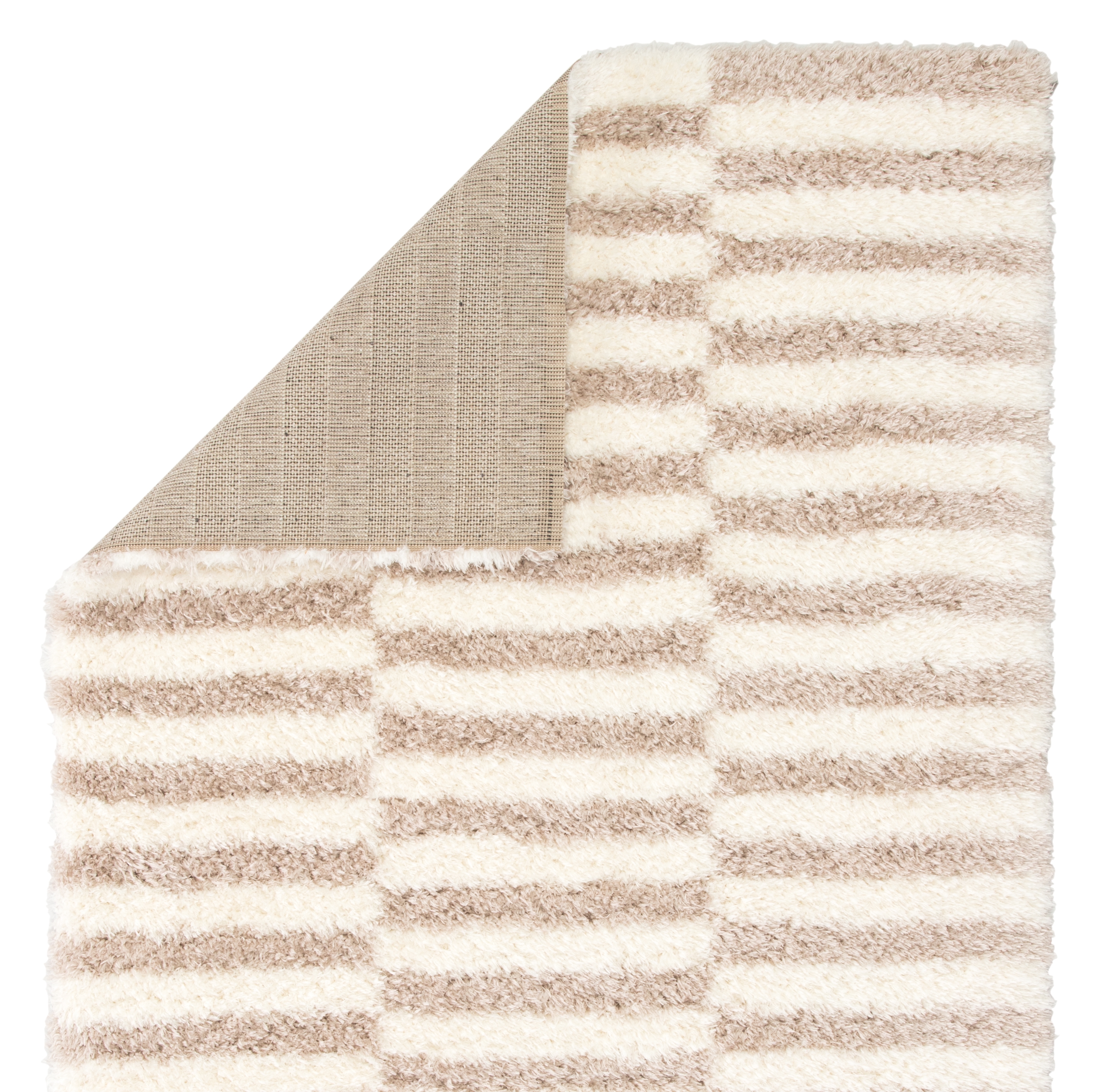 Soraya Stripes Ivory/ Pink Area Rug (8'10"X12') - Image 2