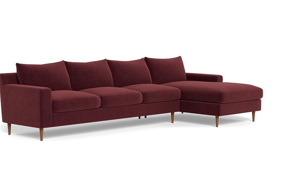 Sloan 4-Seat Right Chaise Sectional - Image 1