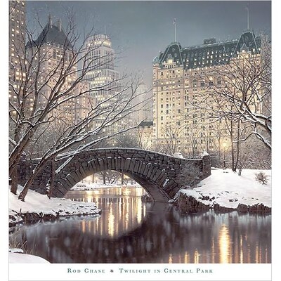 Twilight Central Park by Rod Chase - Unframed Photograph Print on Paper - Image 0