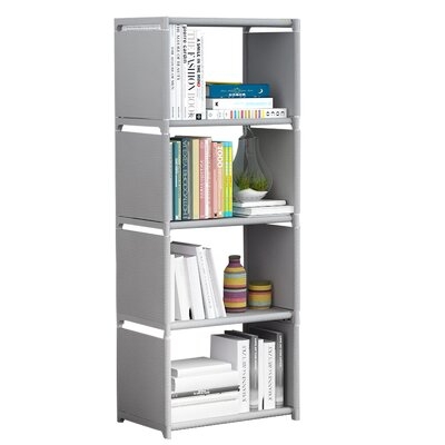 4 Cube Storage Shelf Rack Bookcase DIY Cabinet Organizer Bookshelf Display Unit - Image 0