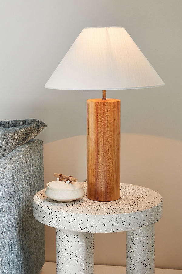Frederick Table Lamp By Anthropologie in Brown - Image 0
